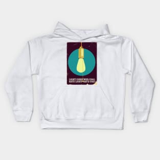 Save energy vintage poster Kids Hoodie